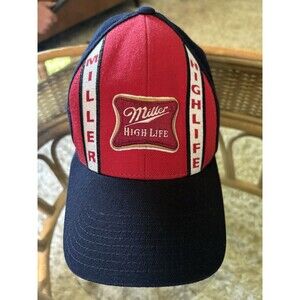 Vintage Miller High Life Hat American Needle Red And Black 3D Beer Hat